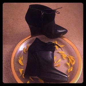 Reed Krakoff Leather Wedge Ankle Boot